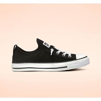 Converse Chuck Taylor All Star Shoreline Knit Cierne - Damske Slip On